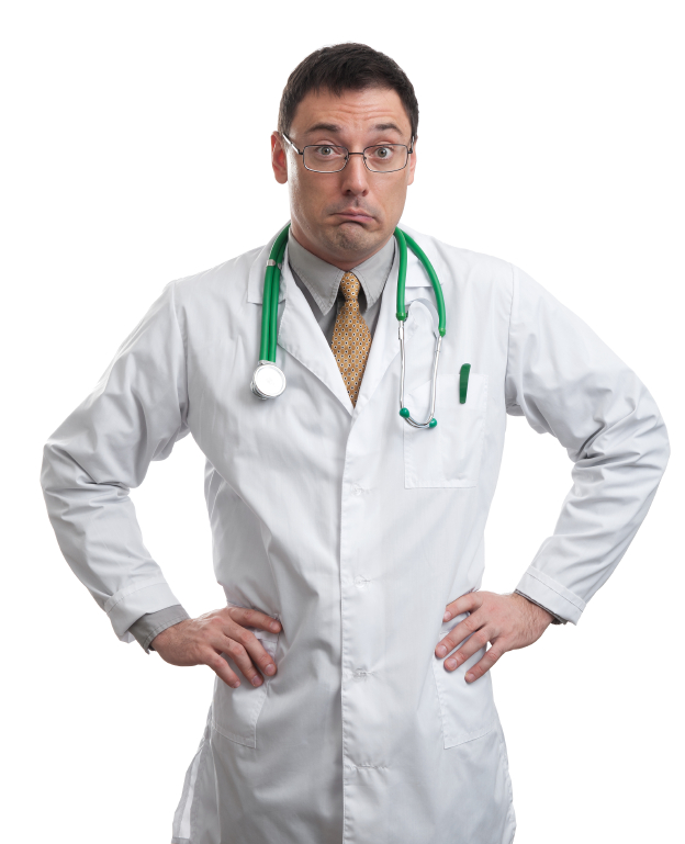 confused doctor Confused doctor