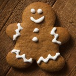 Homemade Decorated Gingerbread Men Cookies